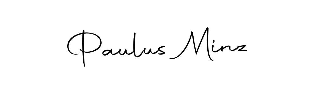 The best way (Autography-DOLnW) to make a short signature is to pick only two or three words in your name. The name Paulus Minz include a total of six letters. For converting this name. Paulus Minz signature style 10 images and pictures png