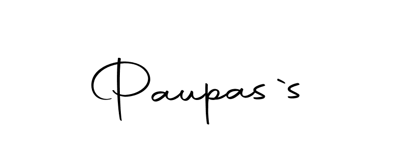 Use a signature maker to create a handwritten signature online. With this signature software, you can design (Autography-DOLnW) your own signature for name Paupas`s. Paupas`s signature style 10 images and pictures png