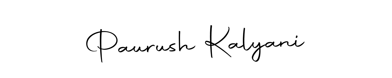 Paurush Kalyani stylish signature style. Best Handwritten Sign (Autography-DOLnW) for my name. Handwritten Signature Collection Ideas for my name Paurush Kalyani. Paurush Kalyani signature style 10 images and pictures png