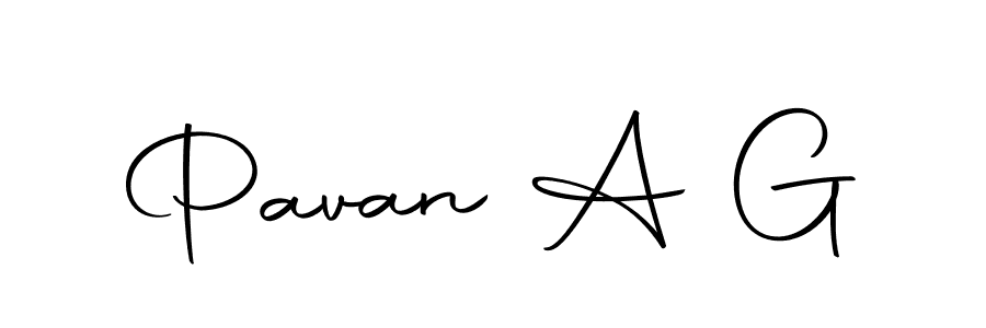 Also we have Pavan A G name is the best signature style. Create professional handwritten signature collection using Autography-DOLnW autograph style. Pavan A G signature style 10 images and pictures png
