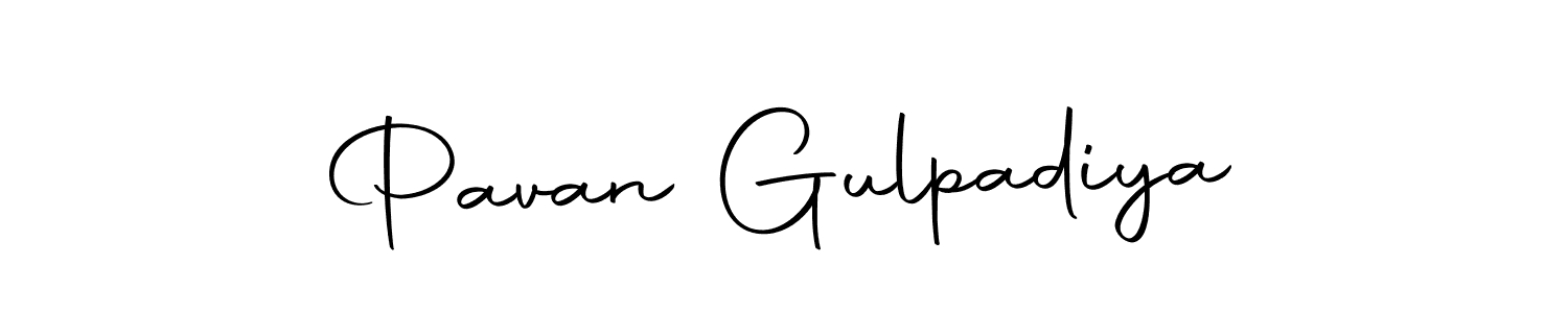 Pavan Gulpadiya stylish signature style. Best Handwritten Sign (Autography-DOLnW) for my name. Handwritten Signature Collection Ideas for my name Pavan Gulpadiya. Pavan Gulpadiya signature style 10 images and pictures png