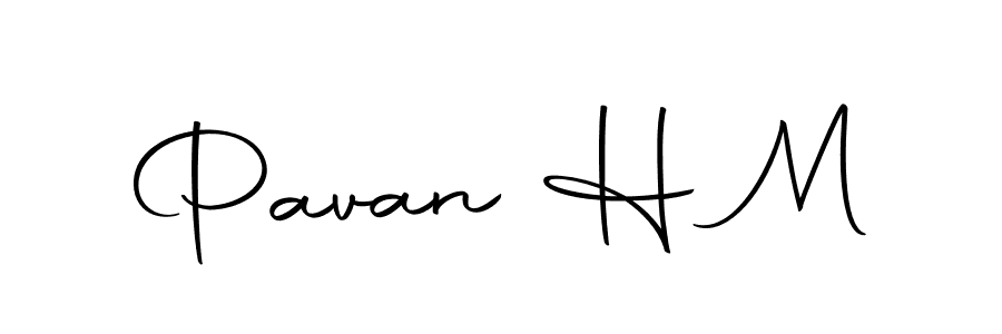 if you are searching for the best signature style for your name Pavan H M. so please give up your signature search. here we have designed multiple signature styles  using Autography-DOLnW. Pavan H M signature style 10 images and pictures png