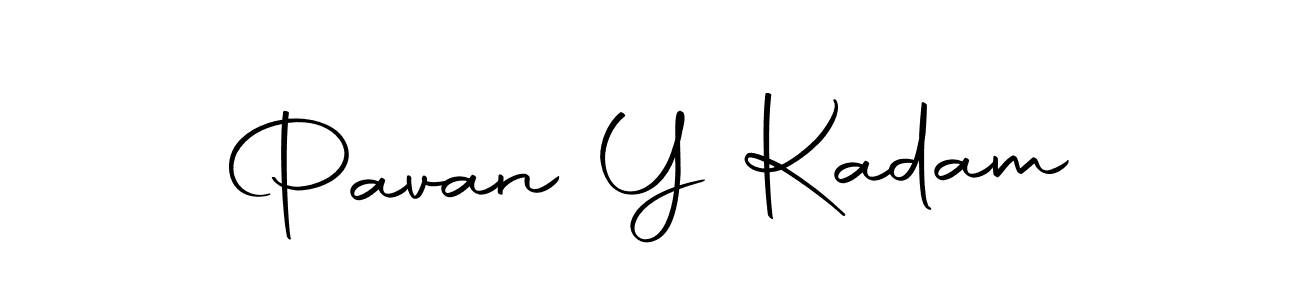 Make a beautiful signature design for name Pavan Y Kadam. With this signature (Autography-DOLnW) style, you can create a handwritten signature for free. Pavan Y Kadam signature style 10 images and pictures png