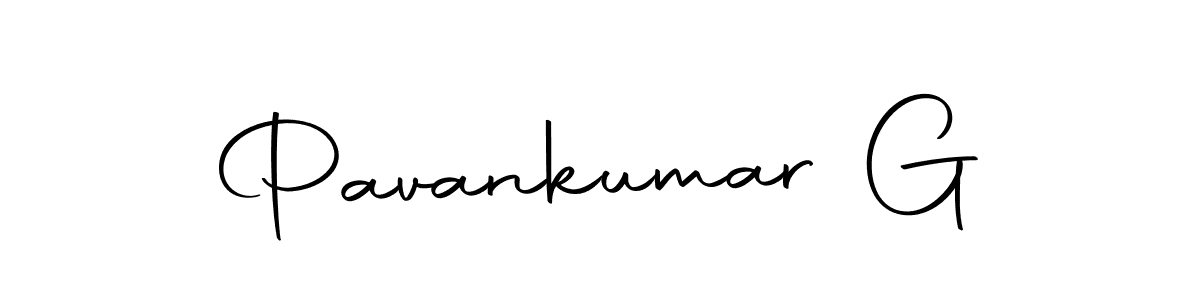 Create a beautiful signature design for name Pavankumar G. With this signature (Autography-DOLnW) fonts, you can make a handwritten signature for free. Pavankumar G signature style 10 images and pictures png