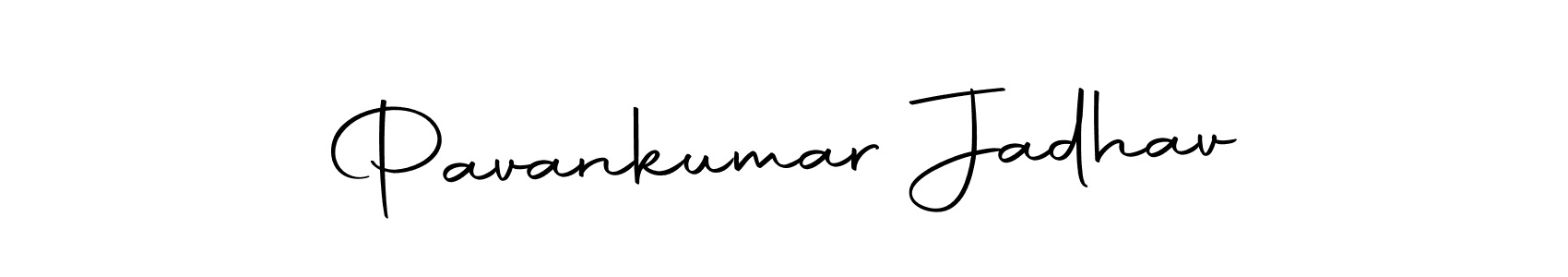 This is the best signature style for the Pavankumar Jadhav name. Also you like these signature font (Autography-DOLnW). Mix name signature. Pavankumar Jadhav signature style 10 images and pictures png