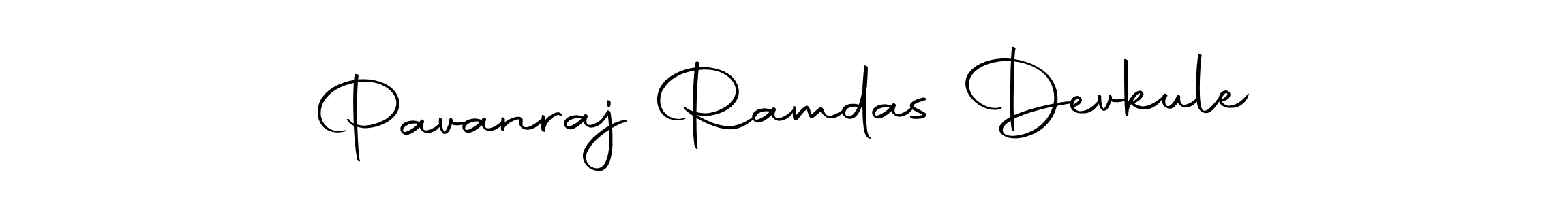 How to make Pavanraj Ramdas Devkule name signature. Use Autography-DOLnW style for creating short signs online. This is the latest handwritten sign. Pavanraj Ramdas Devkule signature style 10 images and pictures png