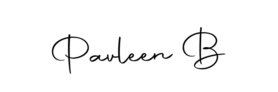 Make a beautiful signature design for name Pavleen B. Use this online signature maker to create a handwritten signature for free. Pavleen B signature style 10 images and pictures png