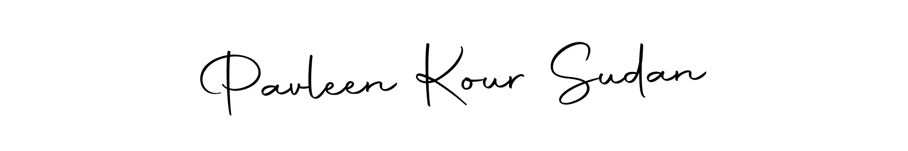 How to make Pavleen Kour Sudan signature? Autography-DOLnW is a professional autograph style. Create handwritten signature for Pavleen Kour Sudan name. Pavleen Kour Sudan signature style 10 images and pictures png