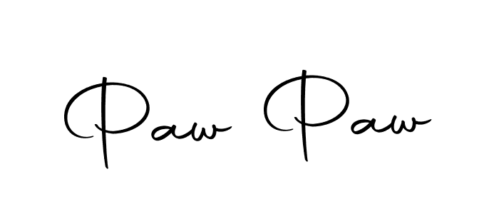 You should practise on your own different ways (Autography-DOLnW) to write your name (Paw Paw) in signature. don't let someone else do it for you. Paw Paw signature style 10 images and pictures png