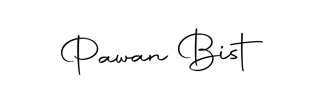 How to make Pawan Bist name signature. Use Autography-DOLnW style for creating short signs online. This is the latest handwritten sign. Pawan Bist signature style 10 images and pictures png