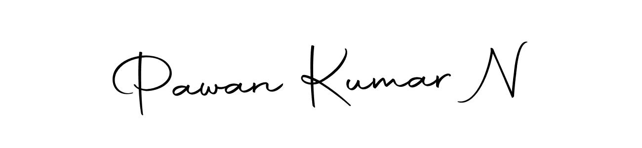 Make a short Pawan Kumar N signature style. Manage your documents anywhere anytime using Autography-DOLnW. Create and add eSignatures, submit forms, share and send files easily. Pawan Kumar N signature style 10 images and pictures png