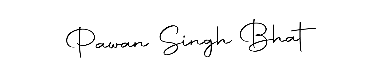 How to make Pawan Singh Bhat name signature. Use Autography-DOLnW style for creating short signs online. This is the latest handwritten sign. Pawan Singh Bhat signature style 10 images and pictures png