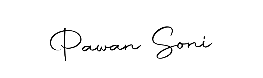 Create a beautiful signature design for name Pawan Soni. With this signature (Autography-DOLnW) fonts, you can make a handwritten signature for free. Pawan Soni signature style 10 images and pictures png