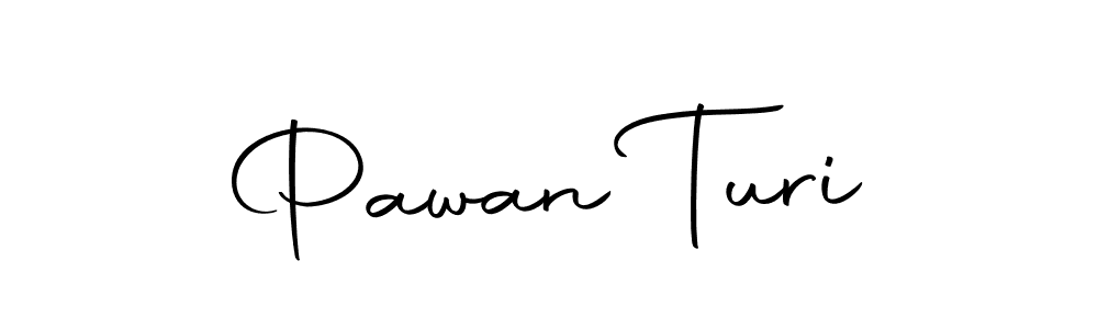Use a signature maker to create a handwritten signature online. With this signature software, you can design (Autography-DOLnW) your own signature for name Pawan Turi. Pawan Turi signature style 10 images and pictures png