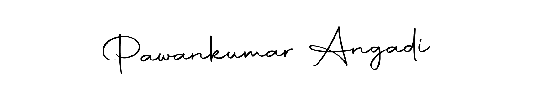 How to make Pawankumar Angadi name signature. Use Autography-DOLnW style for creating short signs online. This is the latest handwritten sign. Pawankumar Angadi signature style 10 images and pictures png