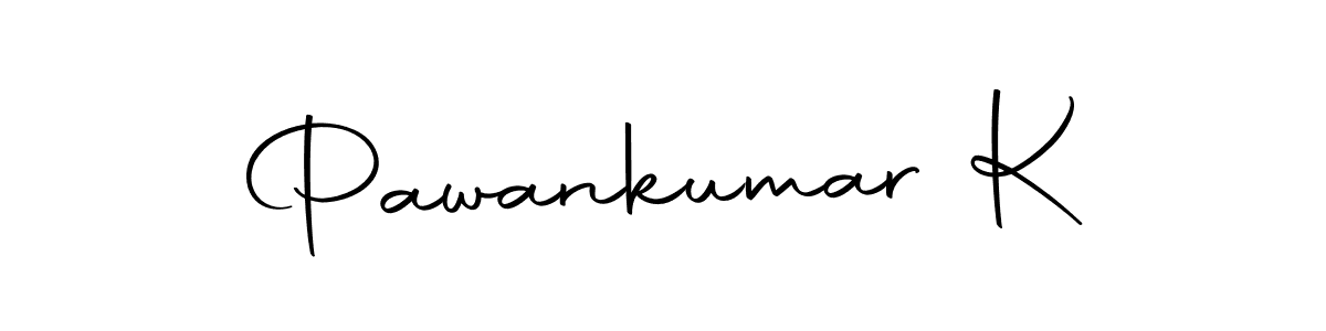 Here are the top 10 professional signature styles for the name Pawankumar K. These are the best autograph styles you can use for your name. Pawankumar K signature style 10 images and pictures png