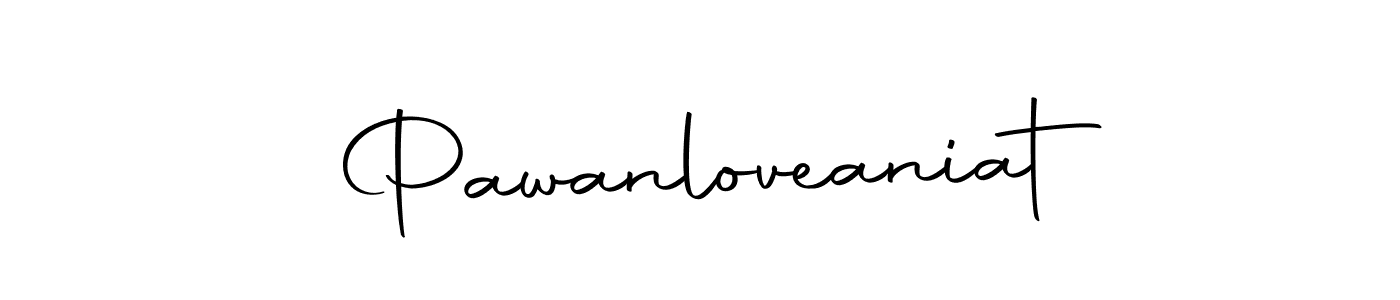 How to make Pawanloveaniat name signature. Use Autography-DOLnW style for creating short signs online. This is the latest handwritten sign. Pawanloveaniat signature style 10 images and pictures png