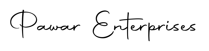The Autography-DOLnW typeface gives name Pawar Enterprises a refined look. Suitable for certificates, diplomas, and official verification. Pawar Enterprises signature style 10 images and pictures png