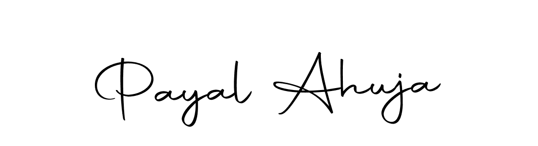 Design your own signature with our free online signature maker. With this signature software, you can create a handwritten (Autography-DOLnW) signature for name Payal Ahuja. Payal Ahuja signature style 10 images and pictures png