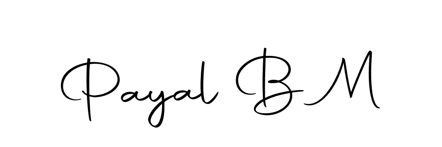 How to make Payal B M signature? Autography-DOLnW is a professional autograph style. Create handwritten signature for Payal B M name. Payal B M signature style 10 images and pictures png