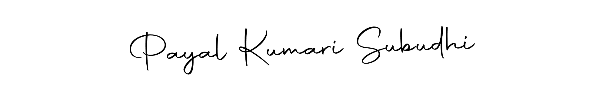 Make a beautiful signature design for name Payal Kumari Subudhi. With this signature (Autography-DOLnW) style, you can create a handwritten signature for free. Payal Kumari Subudhi signature style 10 images and pictures png