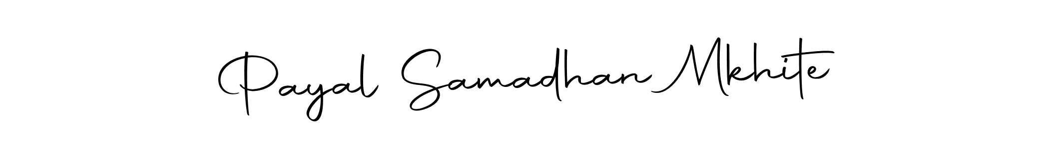 The best way (Autography-DOLnW) to make a short signature is to pick only two or three words in your name. The name Payal Samadhan Mkhite include a total of six letters. For converting this name. Payal Samadhan Mkhite signature style 10 images and pictures png