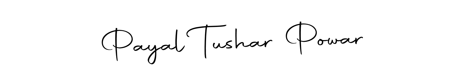 This is the best signature style for the Payal Tushar Powar name. Also you like these signature font (Autography-DOLnW). Mix name signature. Payal Tushar Powar signature style 10 images and pictures png