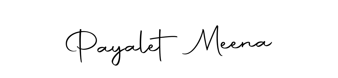 Create a beautiful signature design for name Payalet Meena. With this signature (Autography-DOLnW) fonts, you can make a handwritten signature for free. Payalet Meena signature style 10 images and pictures png