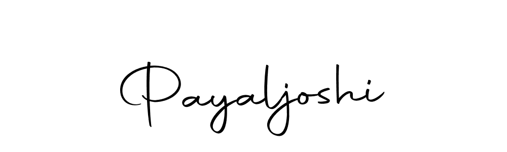 Use a signature maker to create a handwritten signature online. With this signature software, you can design (Autography-DOLnW) your own signature for name Payaljoshi. Payaljoshi signature style 10 images and pictures png