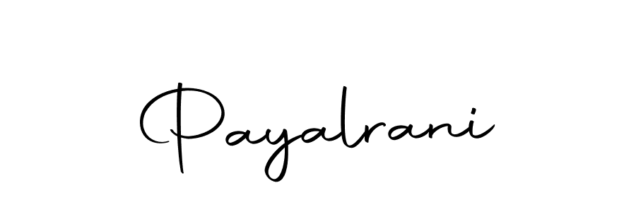 Make a beautiful signature design for name Payalrani. With this signature (Autography-DOLnW) style, you can create a handwritten signature for free. Payalrani signature style 10 images and pictures png