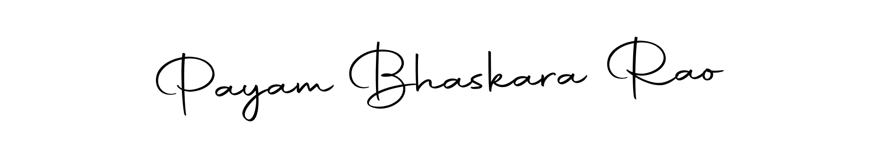 Use a signature maker to create a handwritten signature online. With this signature software, you can design (Autography-DOLnW) your own signature for name Payam Bhaskara Rao. Payam Bhaskara Rao signature style 10 images and pictures png