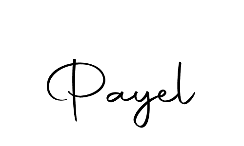 Use a signature maker to create a handwritten signature online. With this signature software, you can design (Autography-DOLnW) your own signature for name Payel. Payel signature style 10 images and pictures png