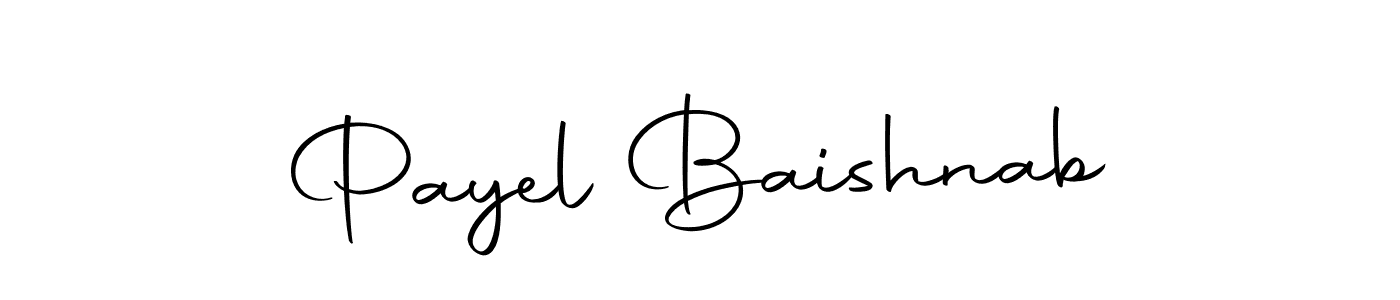 Design your own signature with our free online signature maker. With this signature software, you can create a handwritten (Autography-DOLnW) signature for name Payel Baishnab. Payel Baishnab signature style 10 images and pictures png