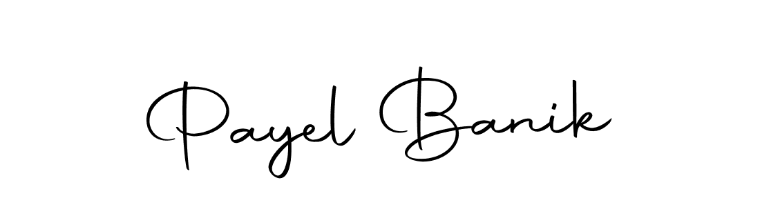 Make a beautiful signature design for name Payel Banik. With this signature (Autography-DOLnW) style, you can create a handwritten signature for free. Payel Banik signature style 10 images and pictures png