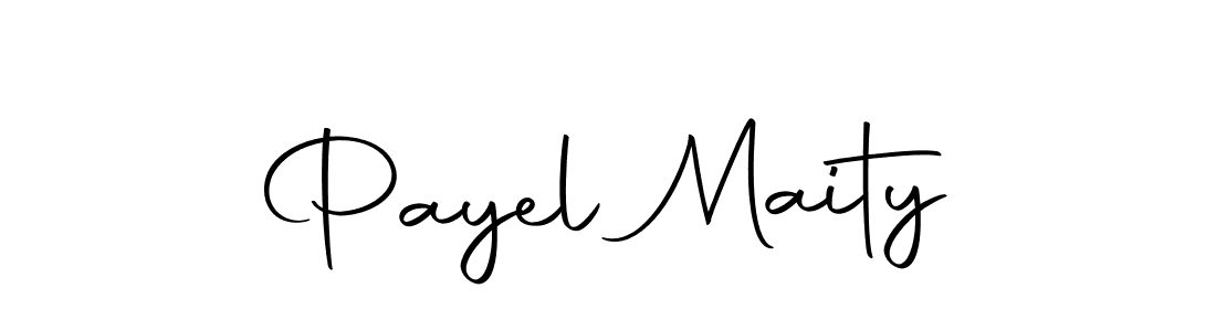 How to make Payel Maity name signature. Use Autography-DOLnW style for creating short signs online. This is the latest handwritten sign. Payel Maity signature style 10 images and pictures png