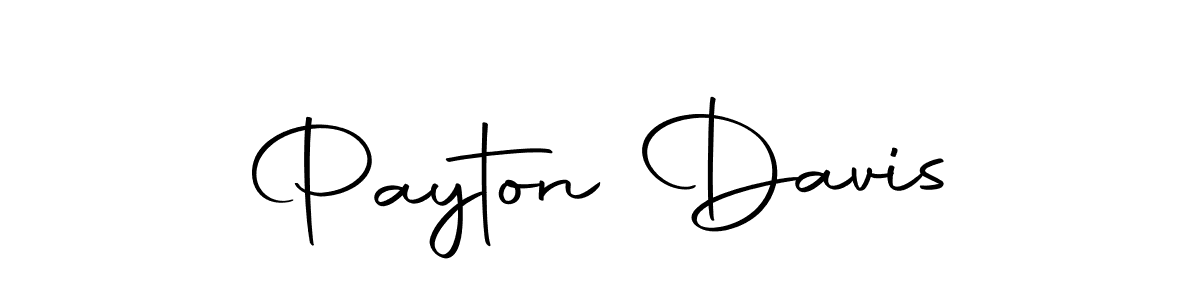 Create a beautiful signature design for name Payton Davis. With this signature (Autography-DOLnW) fonts, you can make a handwritten signature for free. Payton Davis signature style 10 images and pictures png