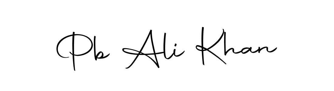 Make a beautiful signature design for name Pb Ali Khan. With this signature (Autography-DOLnW) style, you can create a handwritten signature for free. Pb Ali Khan signature style 10 images and pictures png