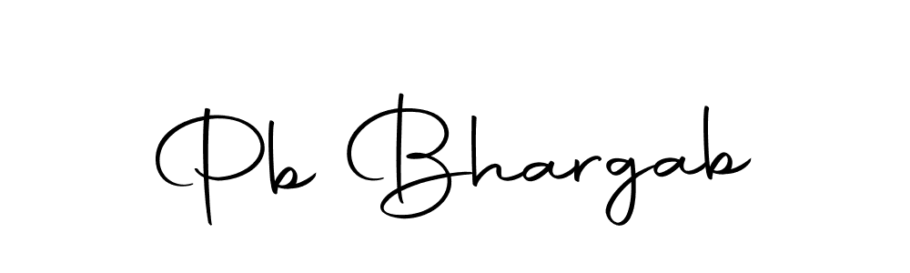 Autography-DOLnW is a professional signature style that is perfect for those who want to add a touch of class to their signature. It is also a great choice for those who want to make their signature more unique. Get Pb Bhargab name to fancy signature for free. Pb Bhargab signature style 10 images and pictures png