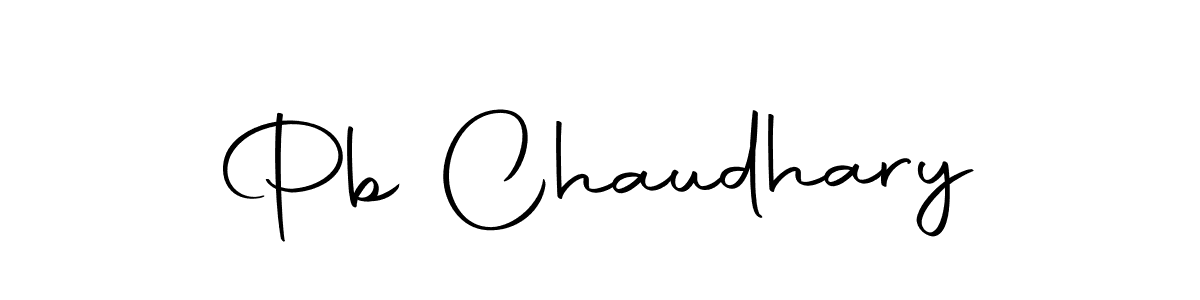 Make a short Pb Chaudhary signature style. Manage your documents anywhere anytime using Autography-DOLnW. Create and add eSignatures, submit forms, share and send files easily. Pb Chaudhary signature style 10 images and pictures png