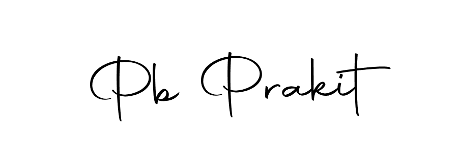 Use a signature maker to create a handwritten signature online. With this signature software, you can design (Autography-DOLnW) your own signature for name Pb Prakit. Pb Prakit signature style 10 images and pictures png