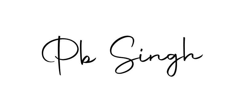 How to make Pb Singh signature? Autography-DOLnW is a professional autograph style. Create handwritten signature for Pb Singh name. Pb Singh signature style 10 images and pictures png