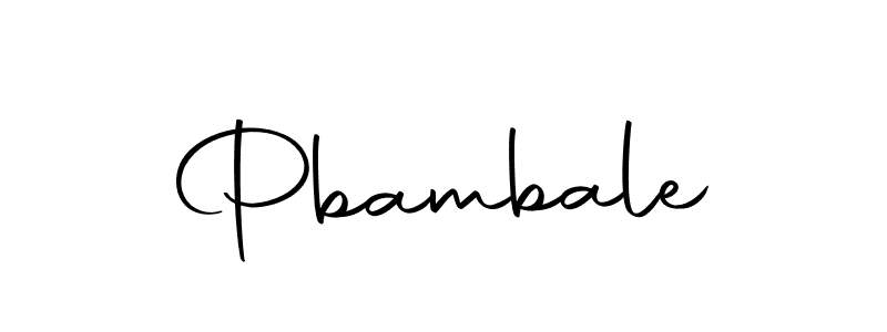 Make a beautiful signature design for name Pbambale. With this signature (Autography-DOLnW) style, you can create a handwritten signature for free. Pbambale signature style 10 images and pictures png