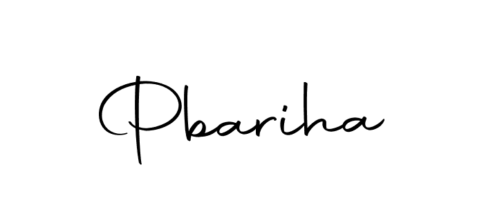 The best way (Autography-DOLnW) to make a short signature is to pick only two or three words in your name. The name Pbariha include a total of six letters. For converting this name. Pbariha signature style 10 images and pictures png
