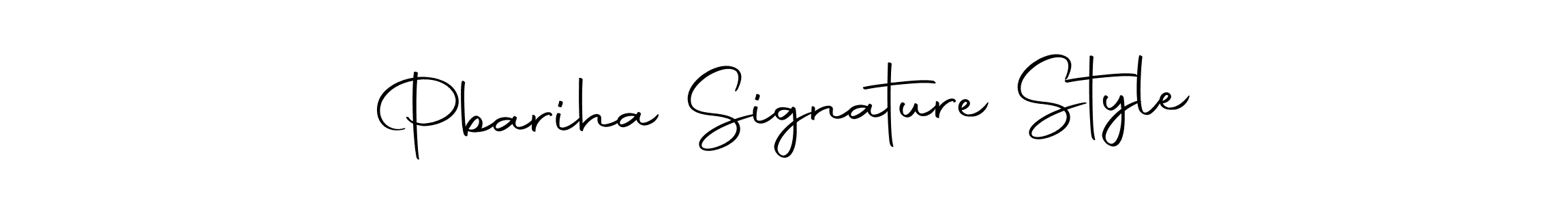 Use a signature maker to create a handwritten signature online. With this signature software, you can design (Autography-DOLnW) your own signature for name Pbariha Signature Style. Pbariha Signature Style signature style 10 images and pictures png