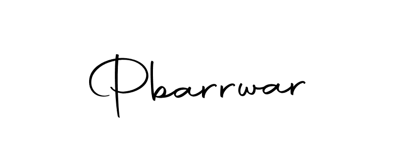 Use a signature maker to create a handwritten signature online. With this signature software, you can design (Autography-DOLnW) your own signature for name Pbarrwar. Pbarrwar signature style 10 images and pictures png