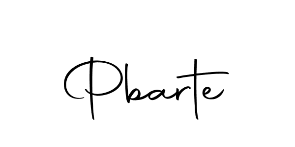 Make a beautiful signature design for name Pbarte. With this signature (Autography-DOLnW) style, you can create a handwritten signature for free. Pbarte signature style 10 images and pictures png