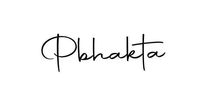 Design your own signature with our free online signature maker. With this signature software, you can create a handwritten (Autography-DOLnW) signature for name Pbhakta. Pbhakta signature style 10 images and pictures png