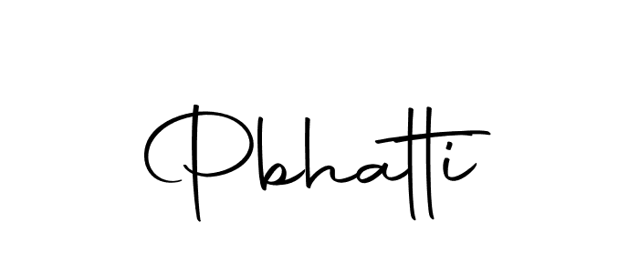 Design your own signature with our free online signature maker. With this signature software, you can create a handwritten (Autography-DOLnW) signature for name Pbhatti. Pbhatti signature style 10 images and pictures png