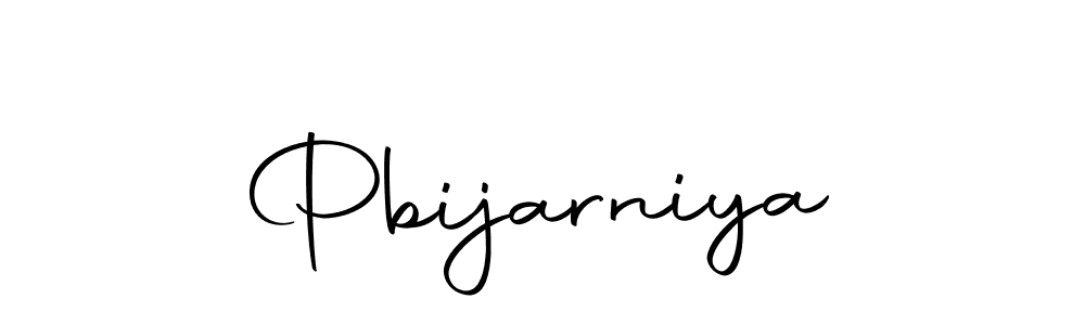 How to make Pbijarniya name signature. Use Autography-DOLnW style for creating short signs online. This is the latest handwritten sign. Pbijarniya signature style 10 images and pictures png