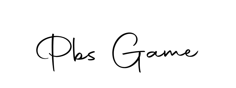 Make a beautiful signature design for name Pbs Game. With this signature (Autography-DOLnW) style, you can create a handwritten signature for free. Pbs Game signature style 10 images and pictures png